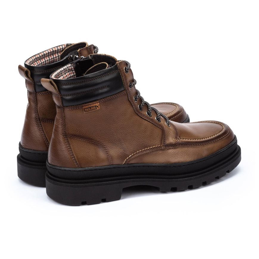 Men's Pikolinos OURENSE Ankle Boots Gold | NZ M3590QA